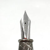Signum (Italy) Nova Python - Black/Beige/Ivory Python Skin Fountain Pen
