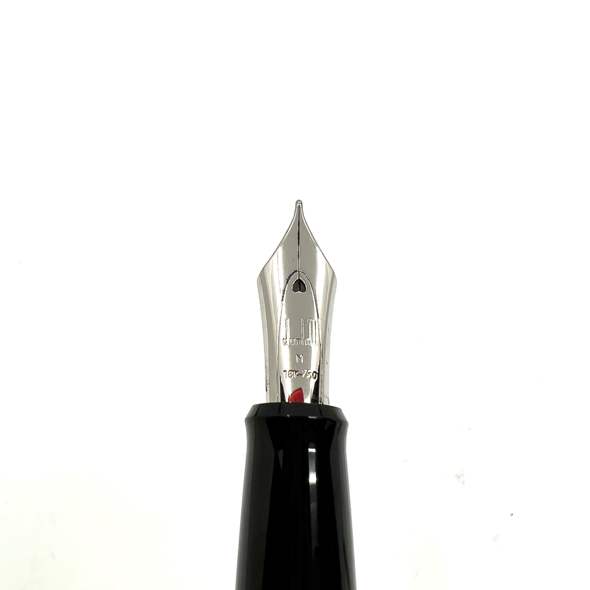 Dunhill AD2000 Brushed Stainless Steel Cross Hatch Design  Fountain Pen