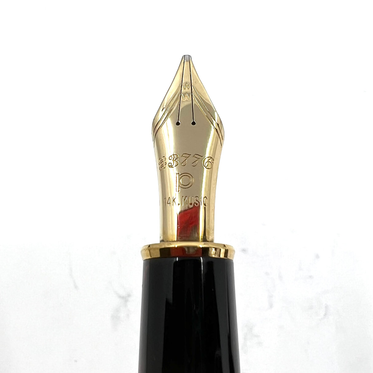 Platinum Tortoiseshell Celluloid #3776 Fountain Pen