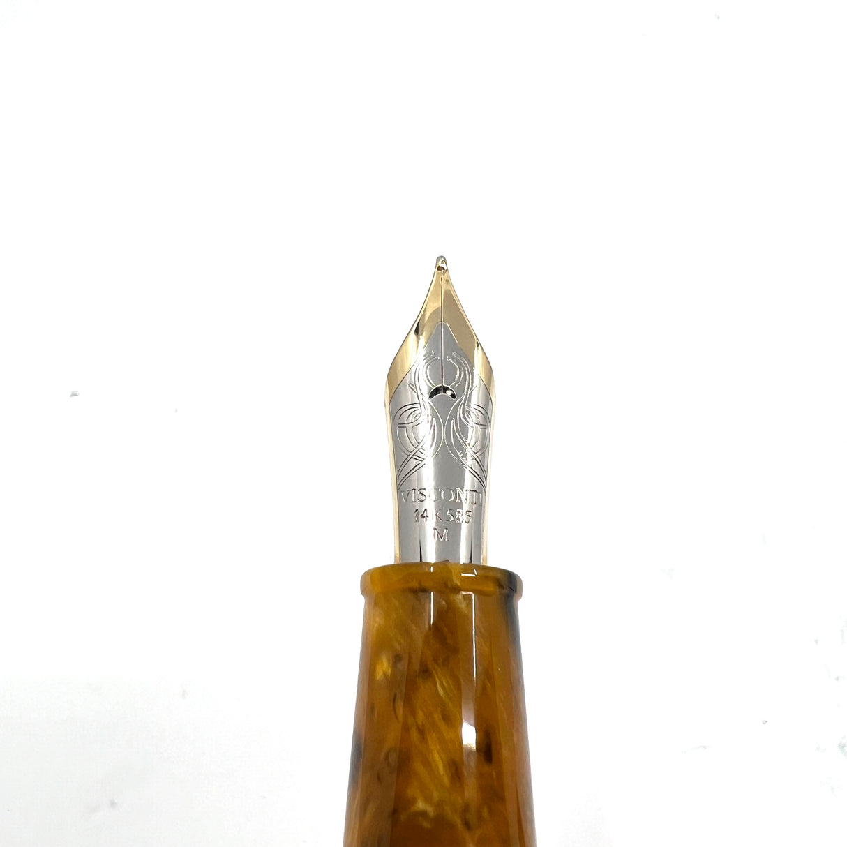 Visconti Voyager Marbled Amber Fountain Pen