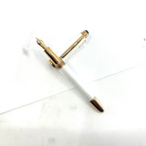 Montblanc Meisterstuck White Solitaire #145 Classique Fountain  Pen - Fine 18kt Gold Nib