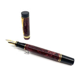 Parker Centennial (Largest Size) Marbled Maroon Duofold Fountain Pen (1989)