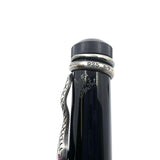 Montblanc Agatha Christie Writer Series Limited Edition Ballpoint Pen - Sterling Silver Snake Clip with Ruby Eyes