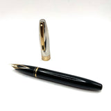 Sheaffer Legacy Heritage II Black Lacquer Fountain Pen/Palladium Plated Cap - Extra Fine 18kt Gold Nib