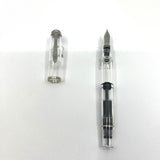 Pelikan M205 Clear Transparent Fountain Pen - Medium Stainless Steel Nib
