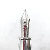 Signum (Italy) Royal Blue Fountain Pen  - Broad Stub-like 18kt Gold Nib