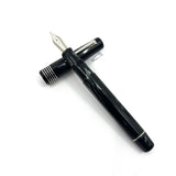 OMAS Senior Paragon Gray Perla Celluloid Fountain Pen - Broad 18kt Gold Nib
