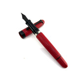 Aurora Red Mamba Limited Edition Fountain Pen  - Fine 18kt  PVD Treated Gold Nib