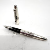 Pilot Sterling Silver Mt. Fuji & Wave Fountain Pen