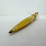 Montblanc Solitaire Pinstriped Gold Vermeil #164 Ballpoint Pen