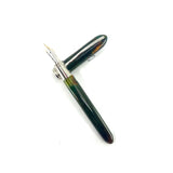 Visconti Maxi Van Gogh Variegated Green & Amber Fountain Pen Circa 2000 - Semi-Flex Medium 14kt Gold Nib