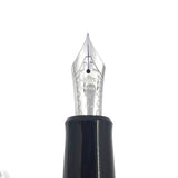 Pilot-Namiki Black Lacquered Bamboo Metal  Oversized Fountain Pen - Fine 14kt Gold Nib