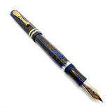 Visconti "Novelli Augusta" Celluloid Limited Edition Fountain Pen Celebrating the 50th anniversary (1951–2001) of Rome's Historic Novelli Pen Shop - Visconti Medium 18kt Gold Nib