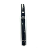 OMAS Senior Paragon Gray Perla Celluloid Fountain Pen - Broad 18kt Gold Nib