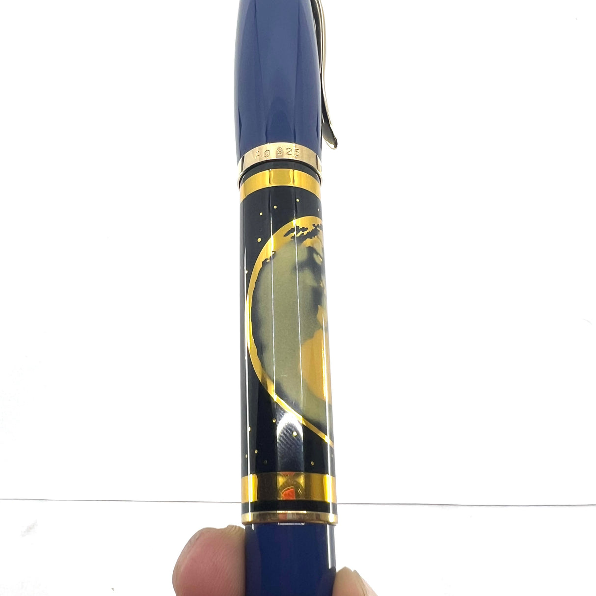 Pelikan M1000 Blue Planet Limited Edition Fountain Pen - Fine 18kt  Gold Nib