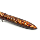 Oldwin (Paris) Torpedo Bronze Arco Spina (Fish Bone) Pattern  Celluloid LE Fountain Pen