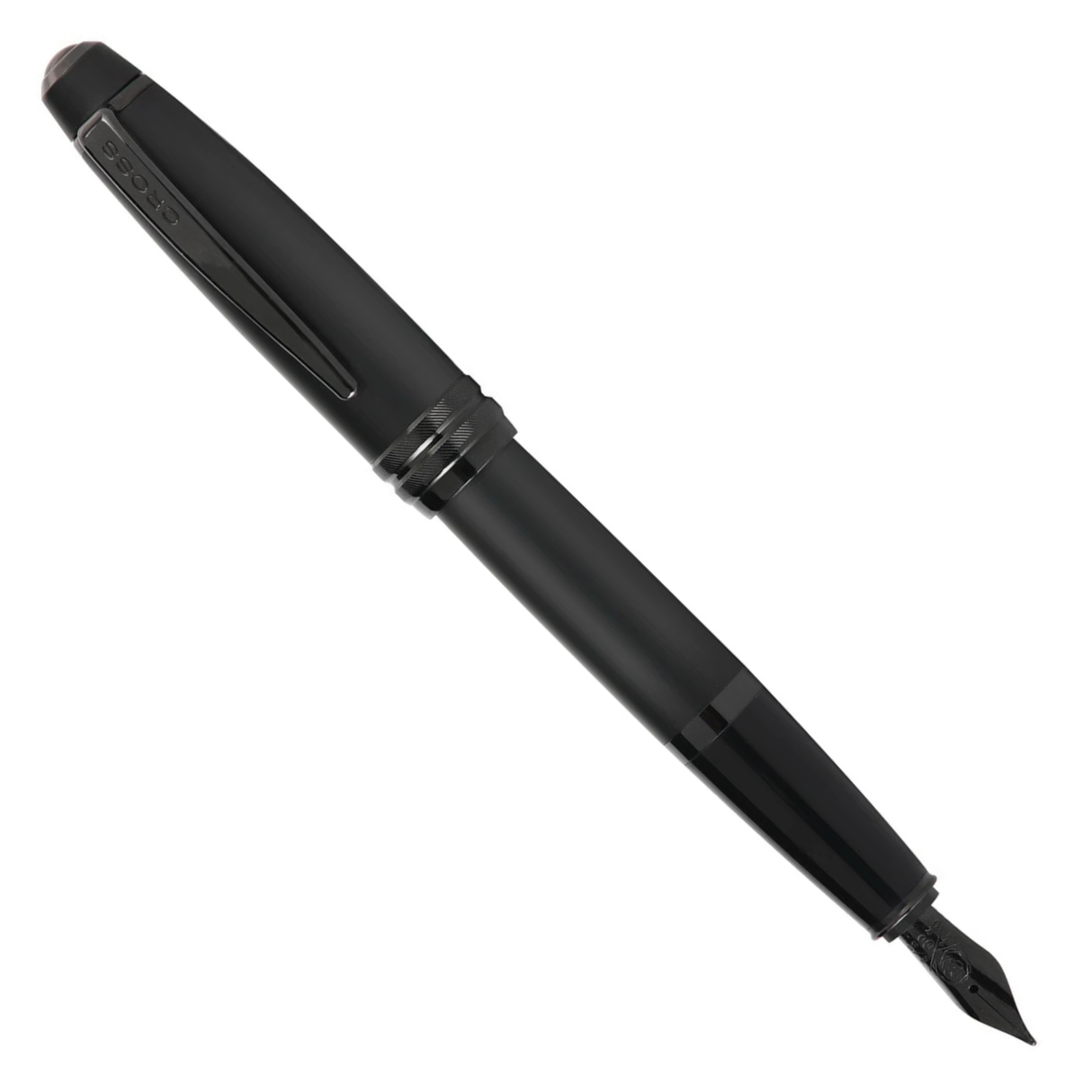 Cross Bailey™ Matte Black Lacquer Polished Black PVD Fountain Pen