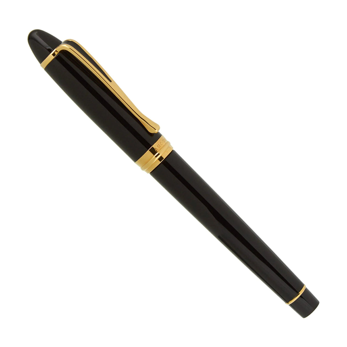 Aurora Ipsilon De Luxe Black GT - Fountain Pen (14kt Gold Nib)