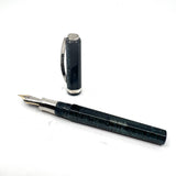 Visconti Wall Street Glittering Blue Celluloid Fountain Pen
