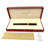 S. T. Dupont  Montparnasse Chairman  (Largest) Tortoiseshell Laque de Chine Fountain Pen - Fine 18kt Gold Nib - Rarely Found in MINT Condition!