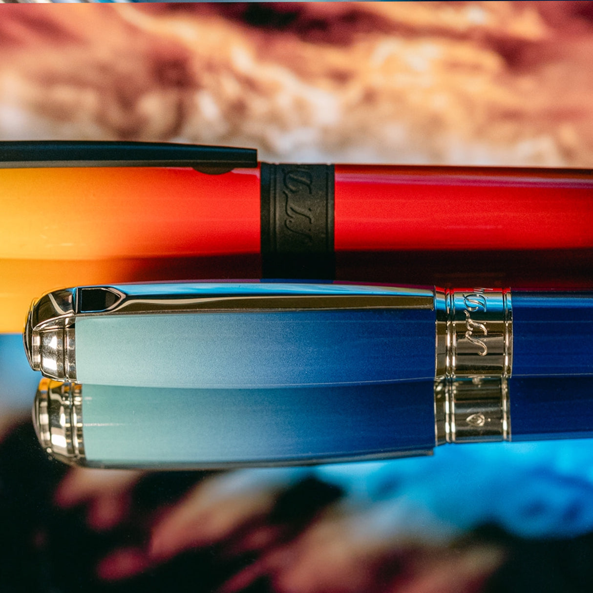 S.T Dupont Line D La Mer Gradient Collection - Rollerball