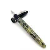 Nettuno (Italy)  Pearl & Black  Fountain Pen