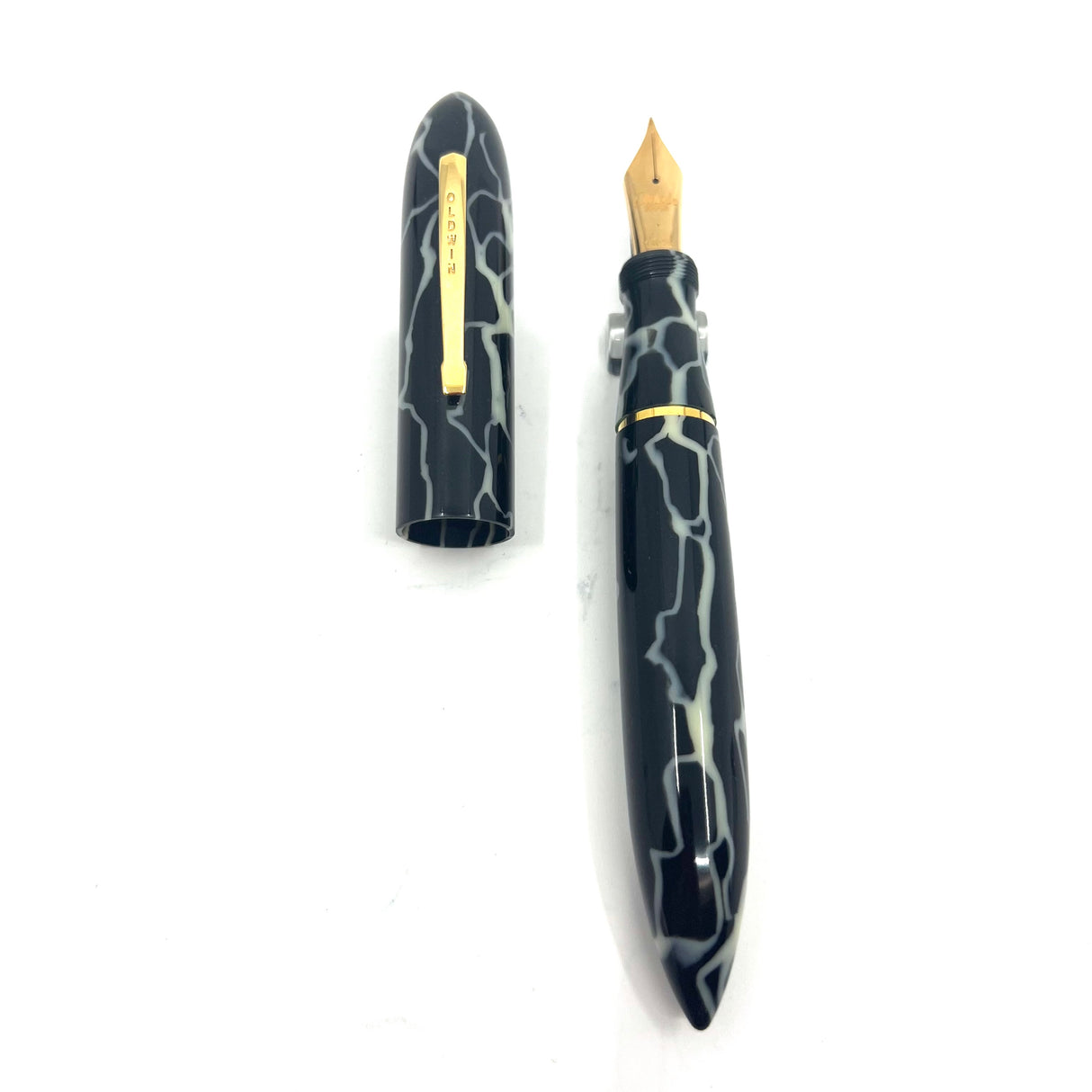 Oldwin Paris Oversized Torpedo Wild Celluloid Limited Edition Fountain Pen -- Only 28 Pens Produced
