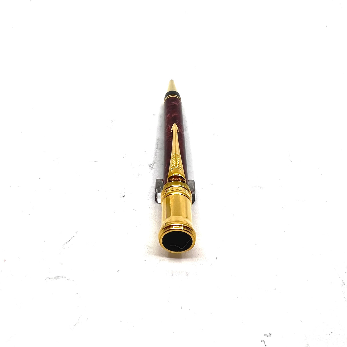 Parker Duofold Maroon Marble Ballpoint Pen