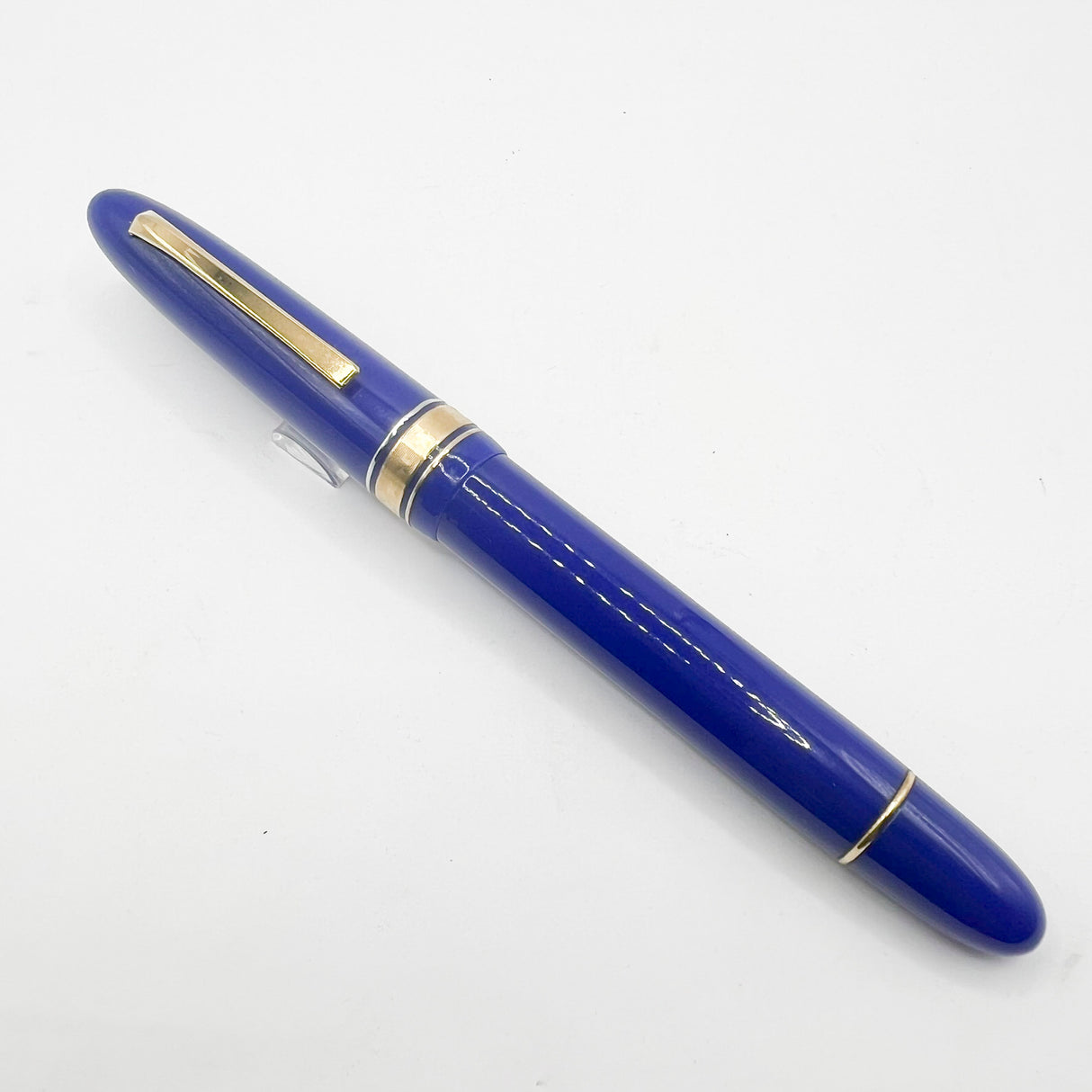 OMAS for  Armando Simoni Club/1990's -  Royal Blue Ogiva Extra Fountain Pen - Medium 18kt Gold Nib