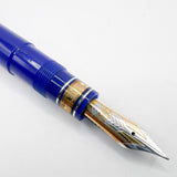 OMAS for  Armando Simoni Club/1990's -  Royal Blue Ogiva Extra Fountain Pen - Medium 18kt Gold Nib