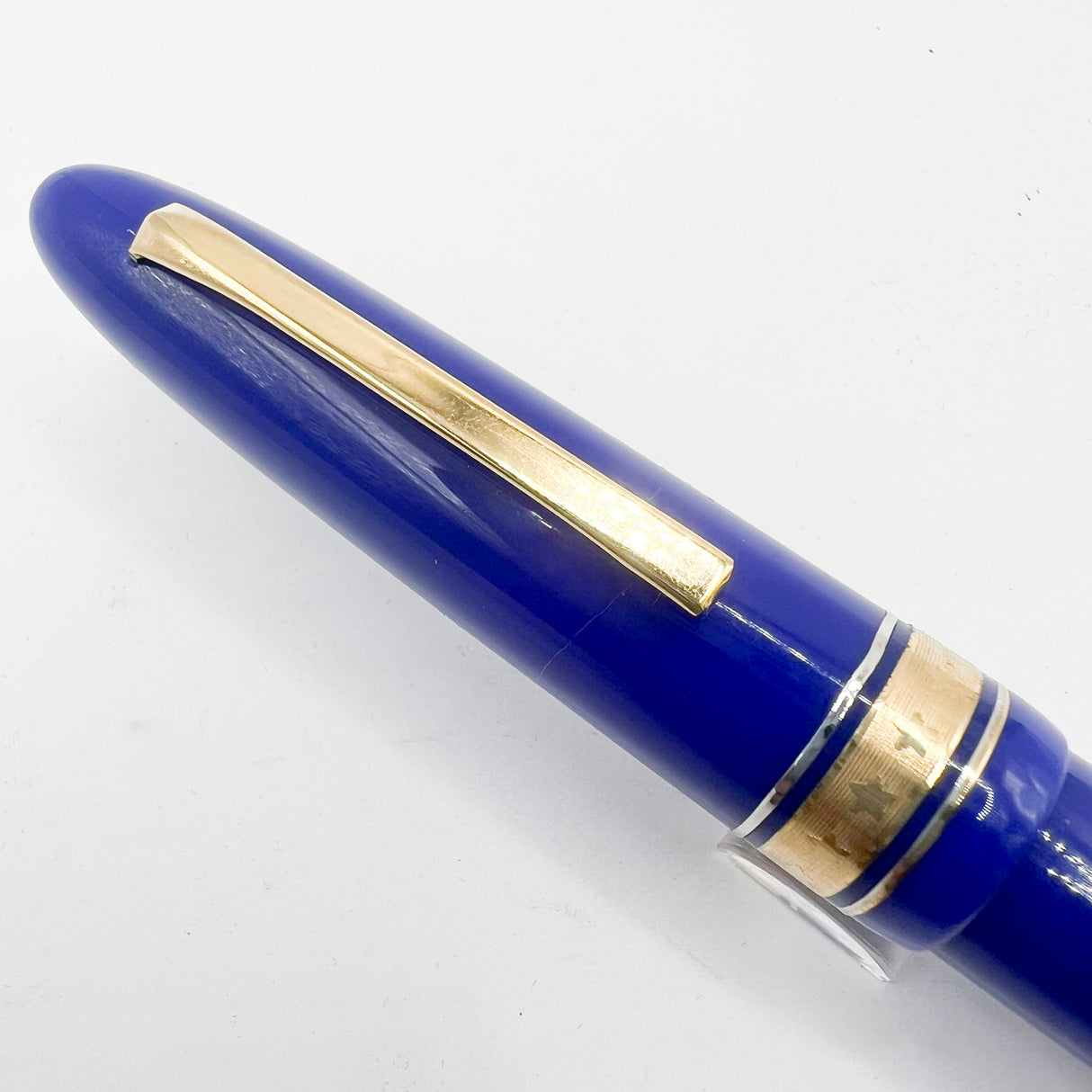 OMAS for  Armando Simoni Club/1990's -  Royal Blue Ogiva Extra Fountain Pen - Medium 18kt Gold Nib