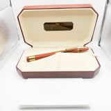 Bexley Woodgrain Ebonite Taper Cap Fountain Pen Limited Edition on behalf of Pen Collectors of America - Fine  18kt Gold Nib