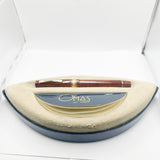 OMAS Cristoforo Colombo II Briar Wood Senior Paragon  Fountain  Pen - Medium 18kt Gold Nib