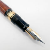 OMAS Cristoforo Colombo II Briar Wood Senior Paragon  Fountain  Pen - Medium 18kt Gold Nib