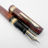OMAS Cristoforo Colombo II Briar Wood Senior Paragon  Fountain  Pen - Medium 18kt Gold Nib