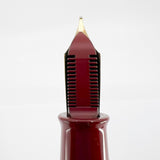 Pilot Namiki Emperor Red Urushi Fountain Pen -  Broad 21 kt Gold Nib - Circa 1996