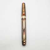 OMAS Paragon Exquisite Bronze Arco Celluloid  Senior Size Rollerball Circa 1990's