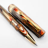 OMAS Paragon Exquisite Bronze Arco Celluloid  Senior Size Rollerball Circa 1990's