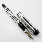 Waterman Night & Day Silver-Plated Fountain Pen - Medium 18kt Gold Nib