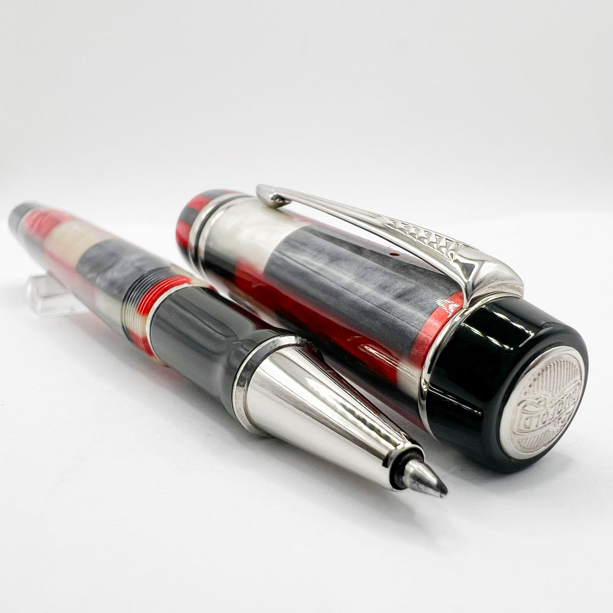 Parker Duofold Red Mosaic Rollerball