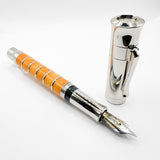 Graf von Faber-Castell "Amber" Pen of the Year 2004   -  Medium 18kt Gold Nib - Very Desirable!!
