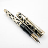 Sheaffer Nostalgia SOLID 14KT GOLD Filigree Fountain Pen -  Fine 18kt Gold Nib