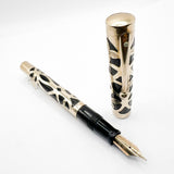 Sheaffer Nostalgia SOLID 14KT GOLD Filigree Fountain Pen -  Fine 18kt Gold Nib
