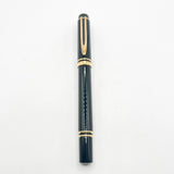 Waterman Man 100 Black Fountain Pen - Fine 18kt Gold Nib