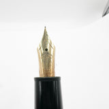 Montblanc Meisterstuck Black Resin #146 LeGrand Fountain Pen -   Semi-Flex Extra Fine 14kt Gold Nib