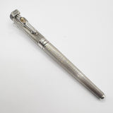 Montegrappa Ayrton Senna Limited Edition Sterling Silver Fountain Pen - Medium 18kt Gold Nib - A RARE Fountain Pen!