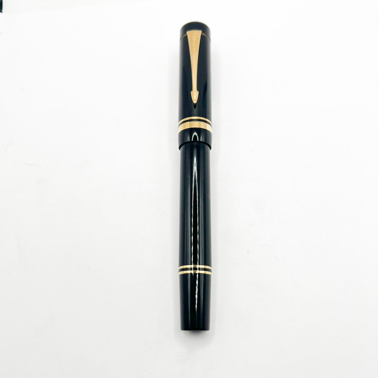 Parker “George Bush” 1989 Inaugural Black Duofold Centennial (Largest)  Fountain Pen -   Medium 18kt Gold Nib