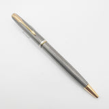 Parker Sonnet Sterling Silver Cisele Cross Hatch Design Ballpoint  Pen - Circa 1997