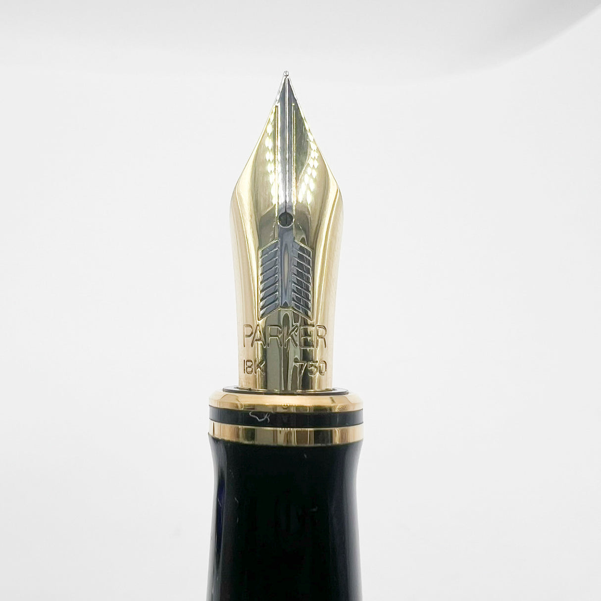 Parker Lapis Blue Duofold Centennial (Largest) Fountain Pen - Extra Fine 18kt Gold Nib