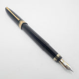 OMAS Blue/Black  #360 Oversized Triangulated Fountain Pen - Medium 18kt Gold Nib